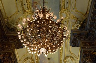 29 Chandelier Close Up Golden Room Salon Dorado Teatro Colon Buenos Aires